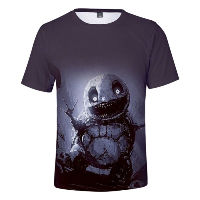 T Shirt Pokemon Carapuce Zombie