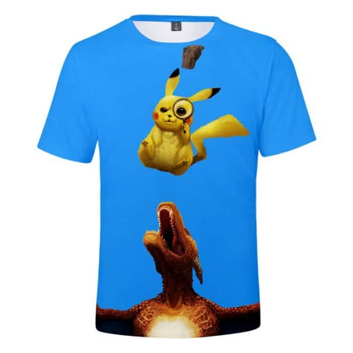 T Shirt Pokemon Detective Pikachu Dracaufeu