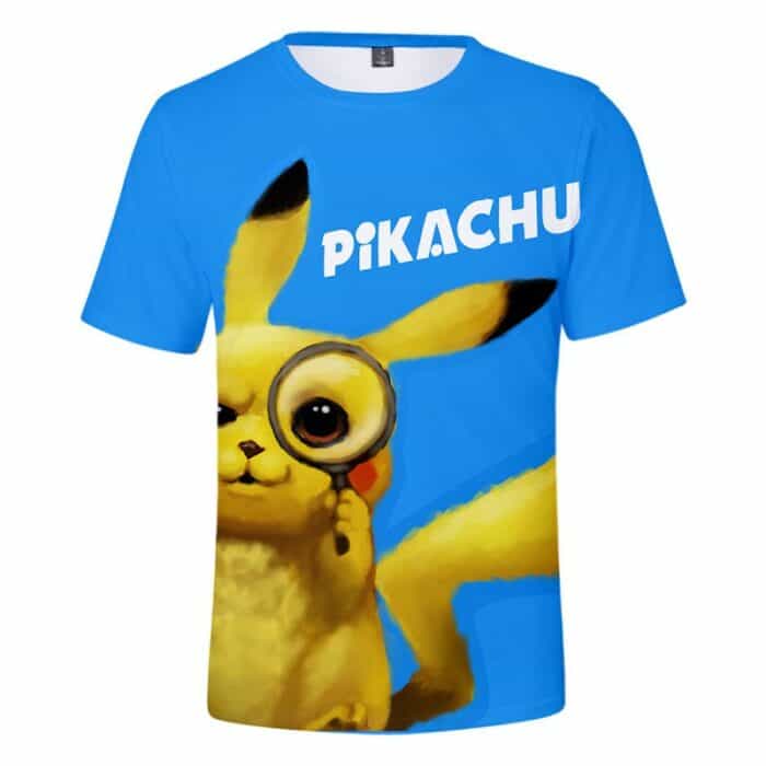 T Shirt Pokemon Detective Pikachu Loupe
