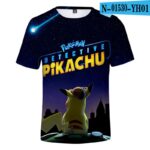 T Shirt Pokemon Detective Pikachu Nuit