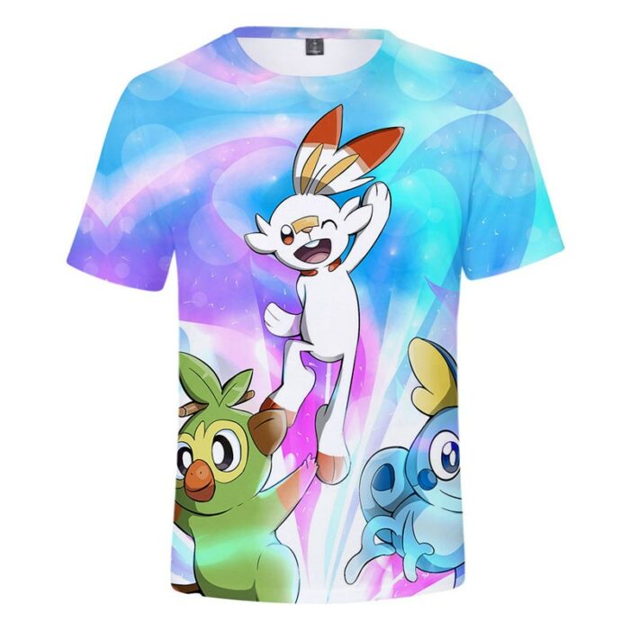 T Shirt Pokemon Â Ã‰pee Bouclier Starters