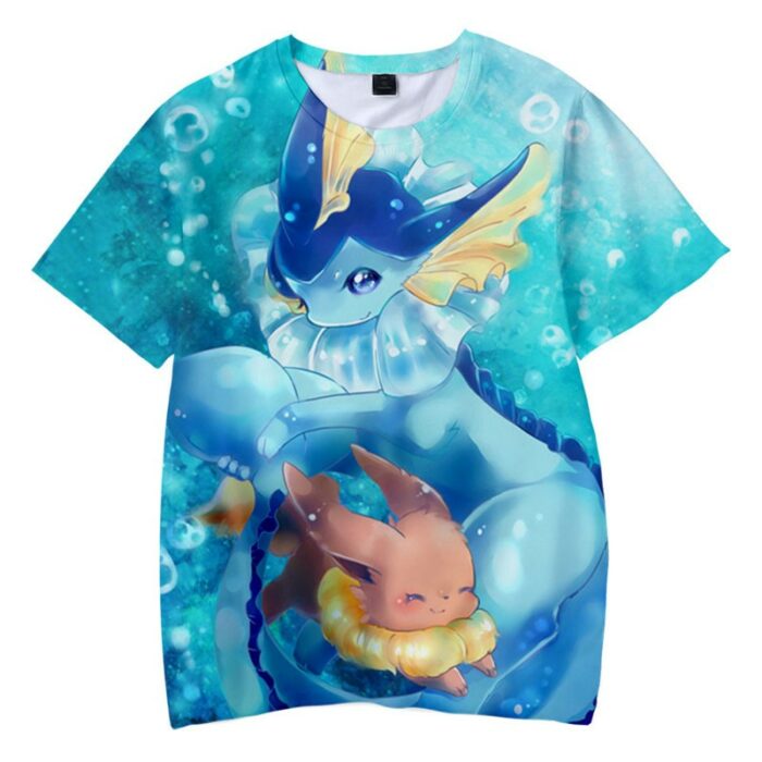 T Shirt Pokemon Ã‰voli Et Aquali