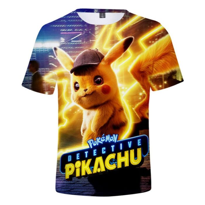 T Shirt Pokemon Film Detective Pikachu