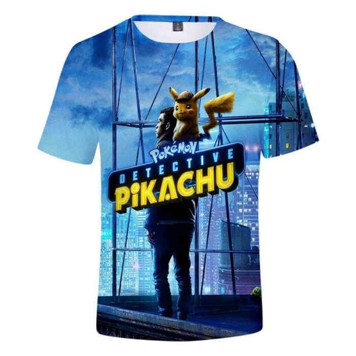 T Shirt Pokemon Film Detective Pikachu