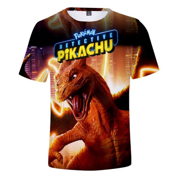 T Shirt Pokemon Film Dracaufeu