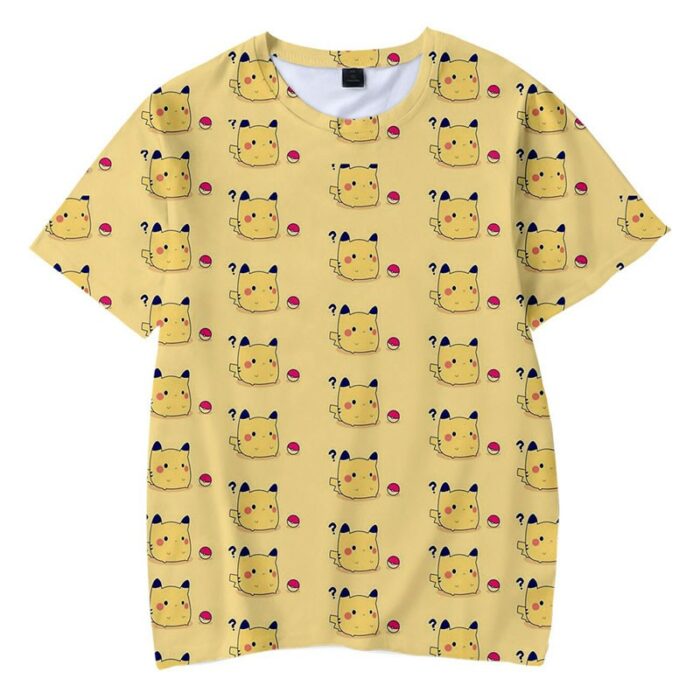 T Shirt Pokemon Kawaii Pikachu