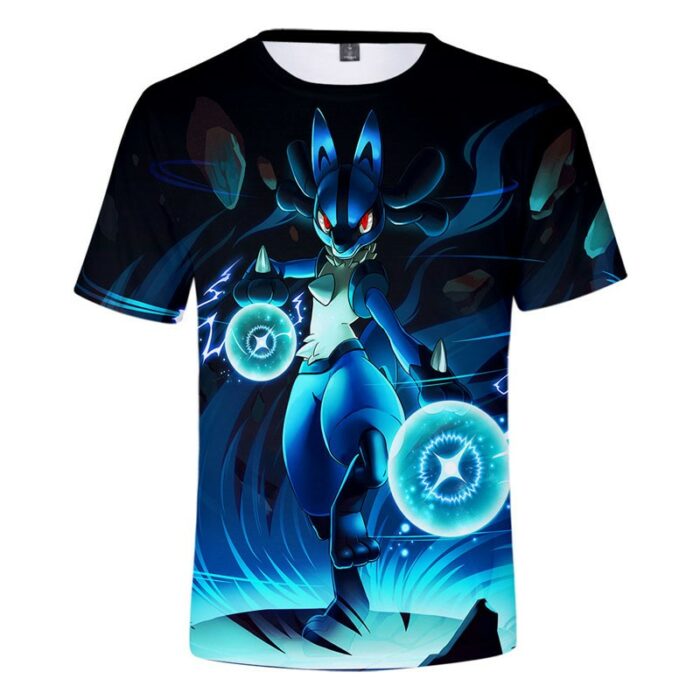 T Shirt Pokemon Lucario