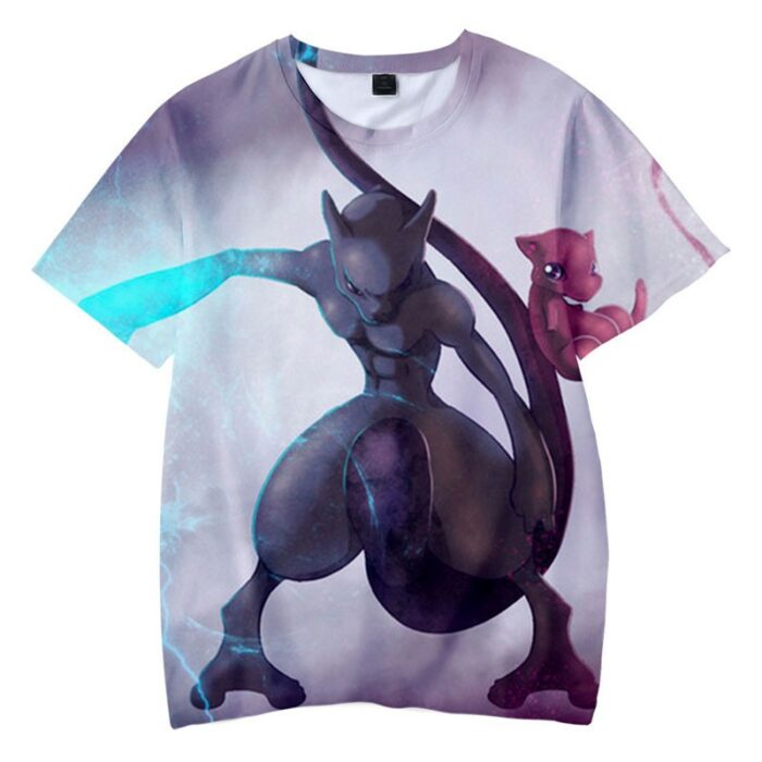 T Shirt Pokemon Mewtwo