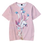 T Shirt Pokemon Nymphali Fleur