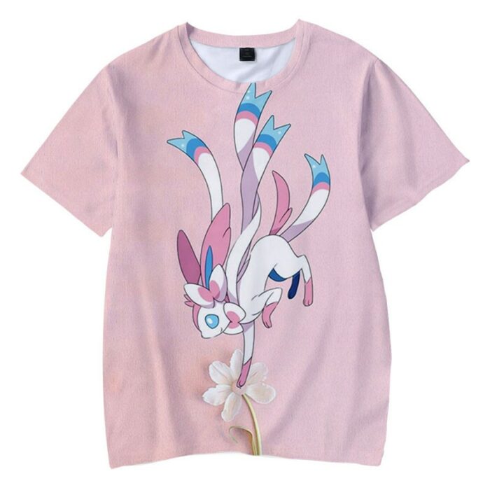 T Shirt Pokemon Nymphali Fleur