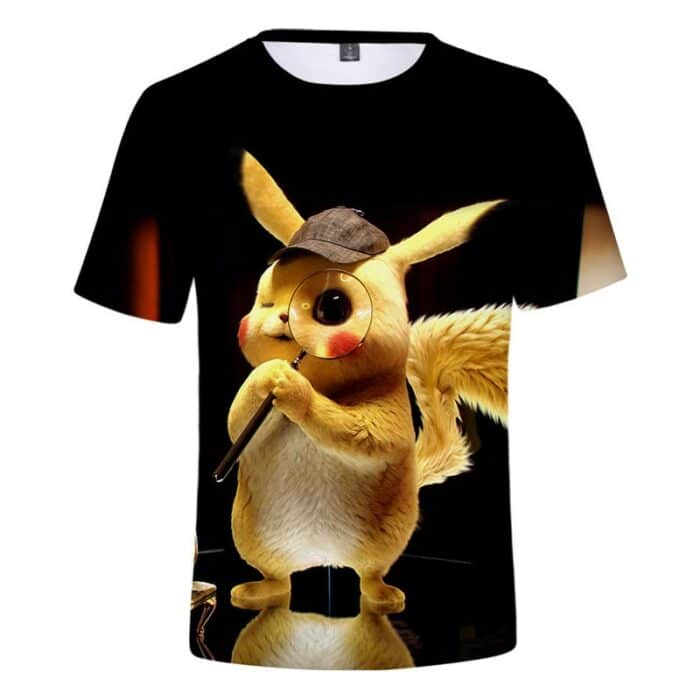 T Shirt Pokemon Pikachu Detective