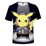 T Shirt Pokemon Pikachu Fight Street