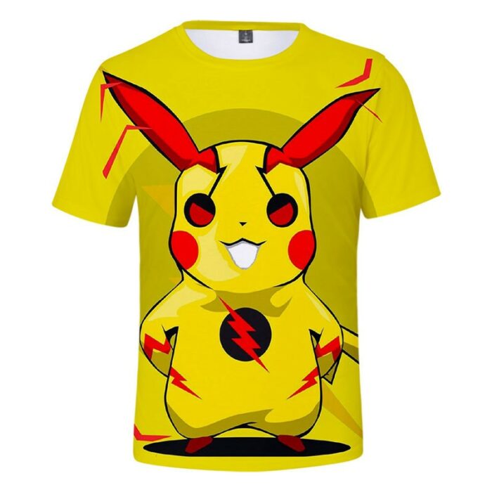 T Shirt Pokemon Pikachu Flash