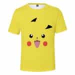 T Shirt Pokemon Pikachu Jaune