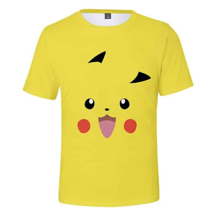 T Shirt Pokemon Pikachu Jaune