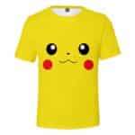 T Shirt Pokemon Pikachu Visage