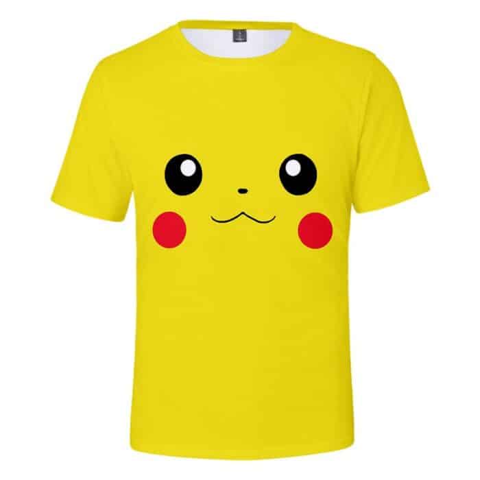 T Shirt Pokemon Pikachu Visage