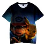 T Shirt Pokemon Sacha Pikachu