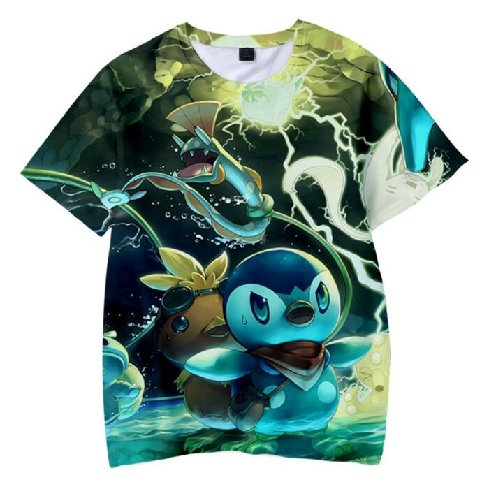 T Shirt Pokemon Tiplouf Poussifeu