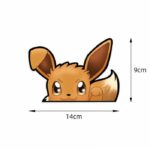 Taille Sticker Pokemon Evoli