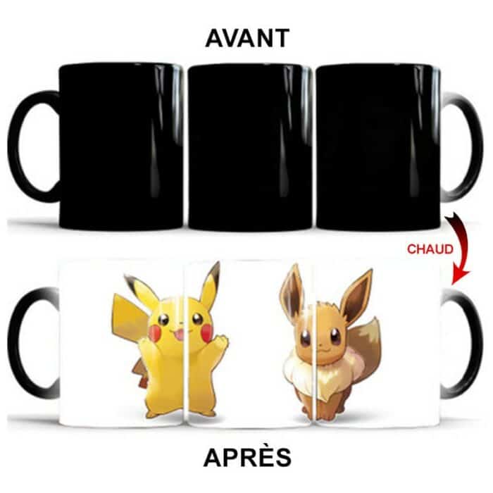 Tasse Magique Pikachu et Ã‰voli