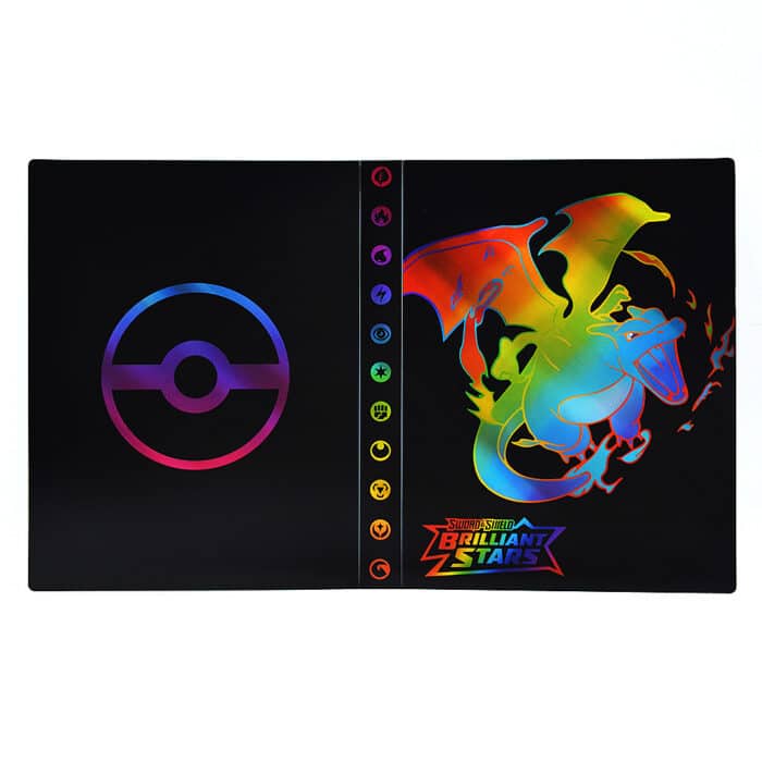 Classeur Carte Pokemon Dracaufeu Rainbow (240 cartes)
