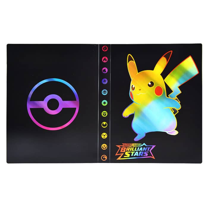Classeur Carte Pokemon Pikachu Rainbow (240 cartes)