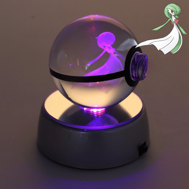 PokeÌball Lumineuse en Cristal PokeÌmon Gardevoir