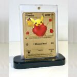 Carte Pokemon Metal Pikachu Or