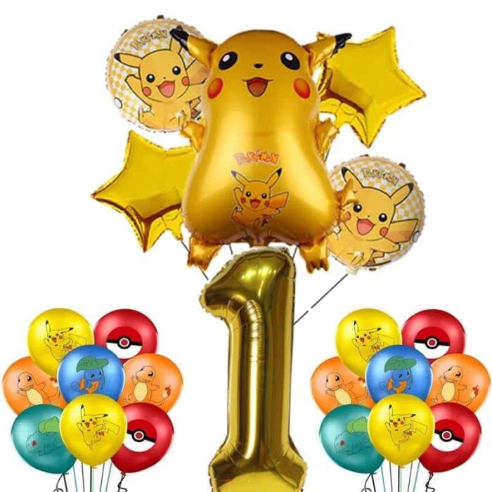 DeÌcorations dâ€™anniversaire PokeÌmon pour enfants 1