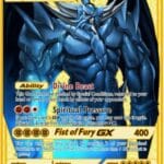 Carte Gold en MeÌtal PokeÌmon Obelisk