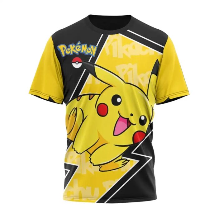 T Shirt PokeÌmon Pikachu Collection 2024